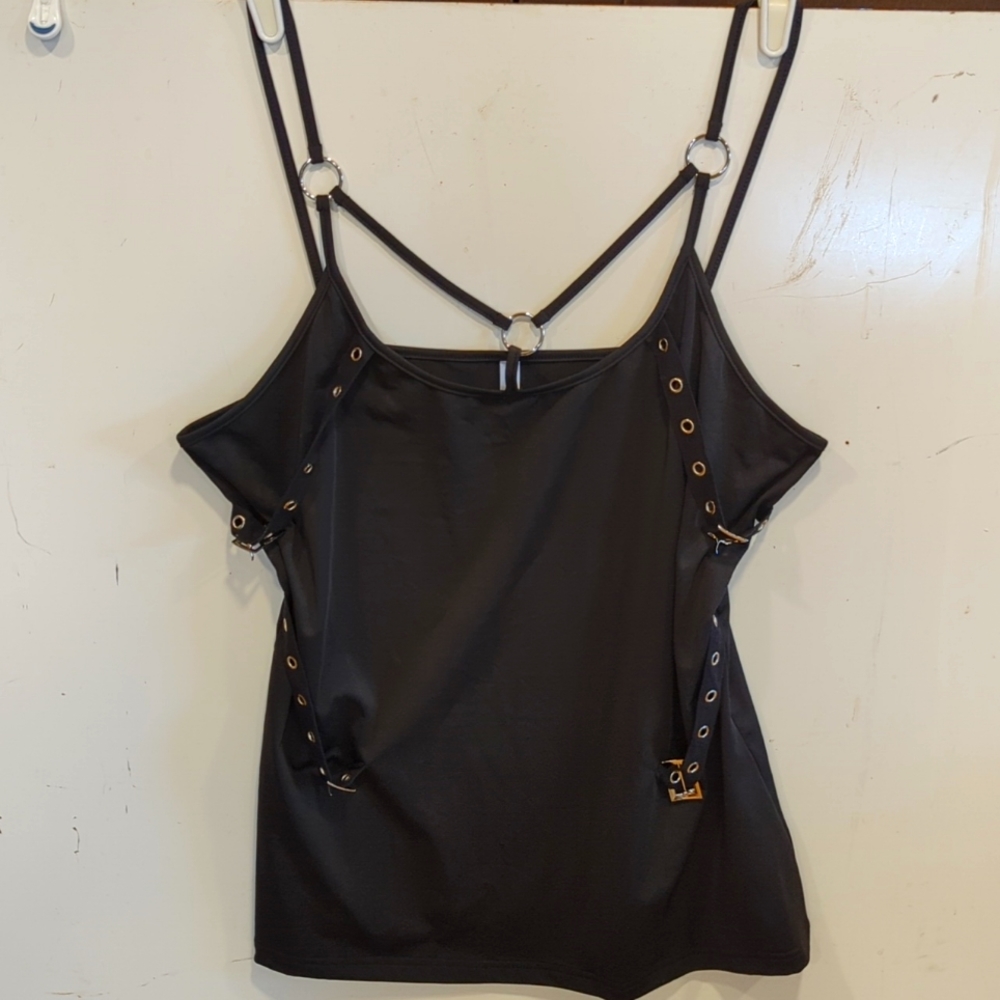 Black dressy tank top XXXL